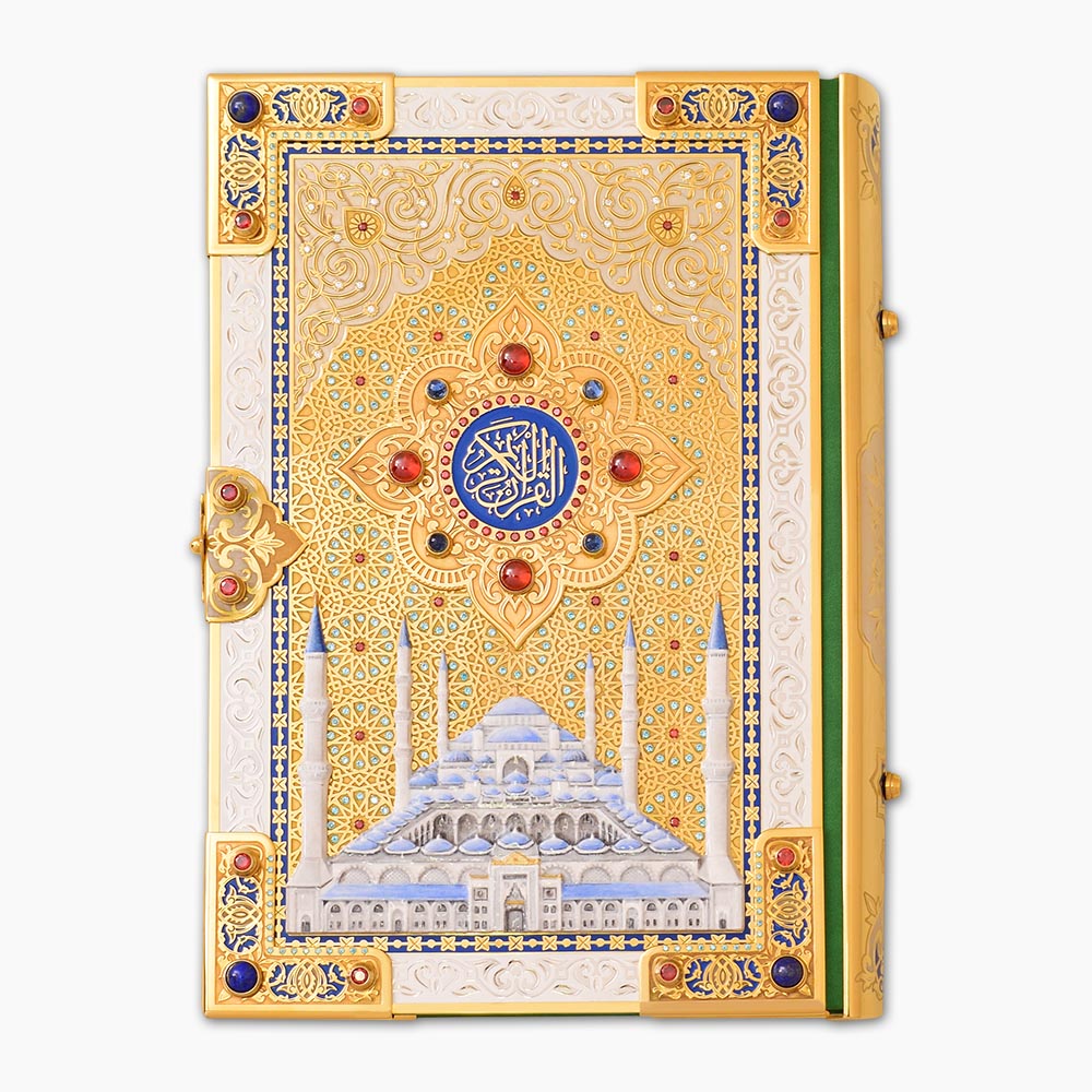 quran with Sultanahmet camii (The Blue Mosque)